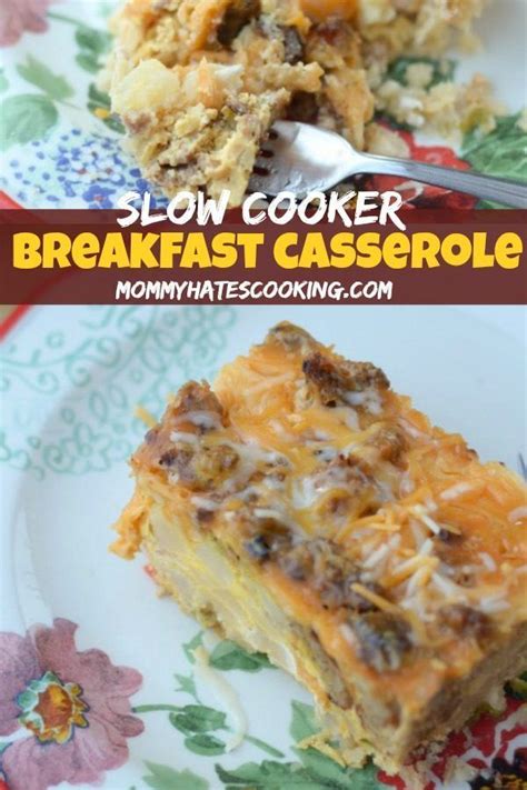 Check out this easy crock pot breakfast casserole recipe at laaloosh.com! Leftover Pork Breakfast Casserole Crockpot - Crockpot ...