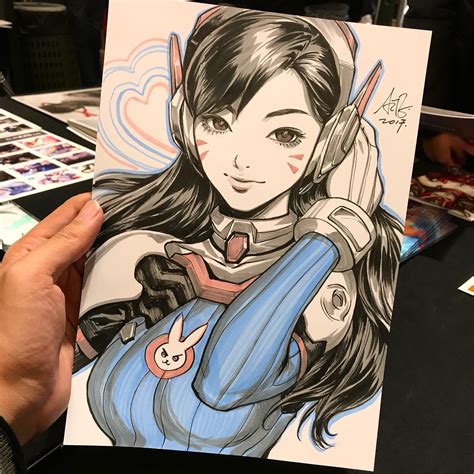 Dva By Artgerm Cool Sketches Drawings Cartoon Styles