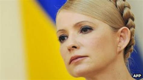 Ukraine Ex Pm Yulia Tymoshenko Can Return To Prison Bbc News