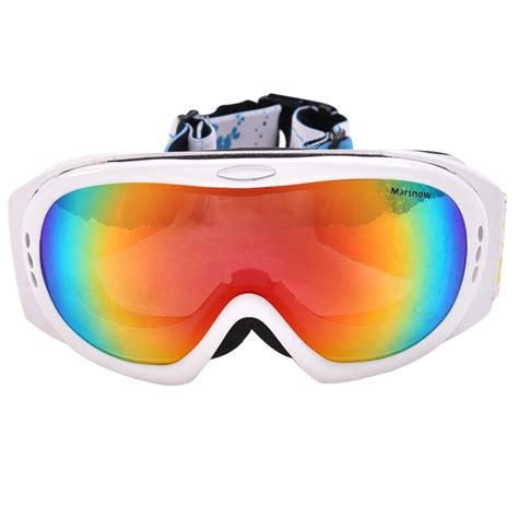 Professional Ski Goggles Polarized Double Layer Lens Anti Fog Big Spherical Skiing Glasses Men