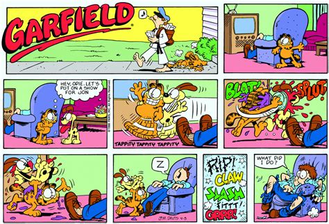 Garfield Daily Comic Strip On April 3rd 1988 Garfield Comics