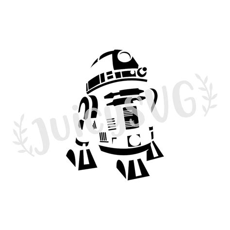 R2 D2 Star Wars Layered Svg Cricut Friendly Cut File Etsy