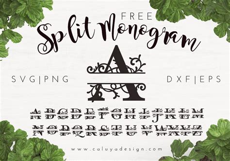 How To Make A Split Monogram With Cricut Svg Cut Vrogue Co