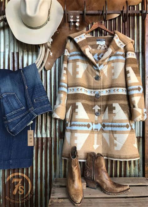 Be Inspired By Beth Duttons Turquoise Coat Western Style Outfits