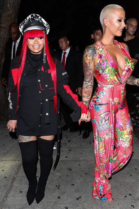 Blac Chyna L And Amber Rose Attend Amber’s App Launch Event At Peppermint Nightclub In West