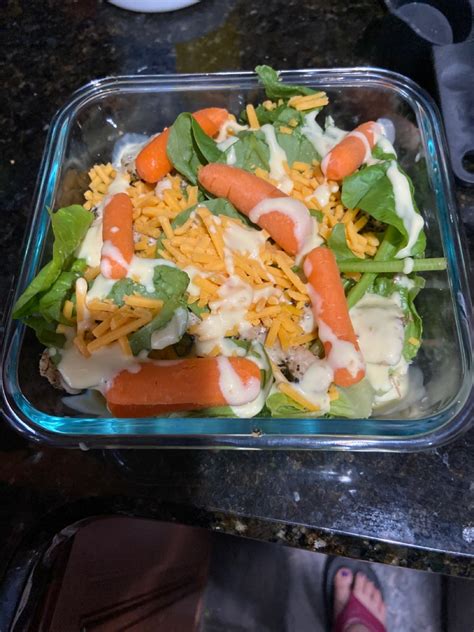 Other user submitted calorie info matching: Salad w/Chicken Breast pieces: Directions, calories ...