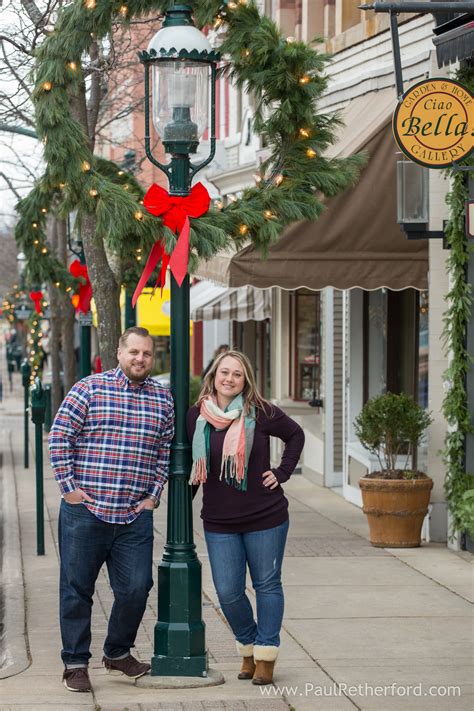 Petoskey Northern Michigan Engagement Photography Lake Downtown