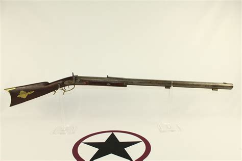 American Kentucky Pennsylvania Hudson Long Rifle Antique Firearm 001