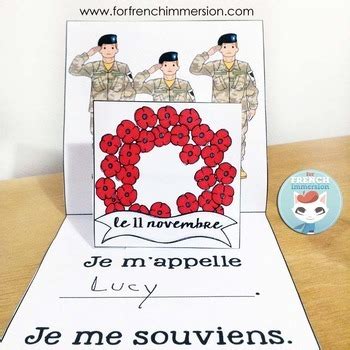Explore all of chase's credit card offers for personal use and business. Jour du Souvenir French Remembrance Day FREE Pop-up Card | TpT