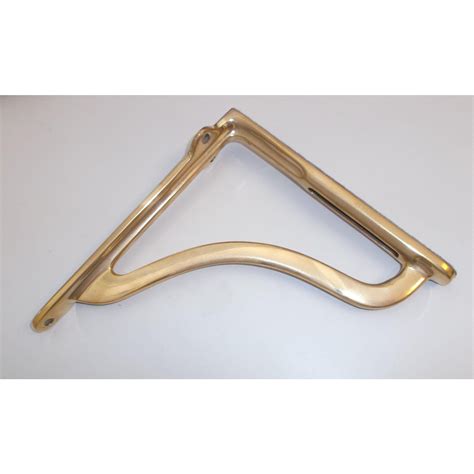 What are the reviews for sprig shelf brackets? Urban Archaeology Polished Brass Shelf Bracket For Sale ...