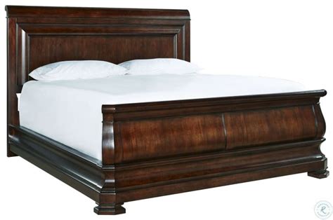 Reprise Classical Cherry Cal King Sleigh Bed From Universal Coleman
