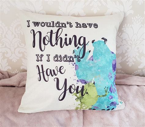 Monster Inc Silhouette Multi Colour Sully And Mike Inspired Quote I