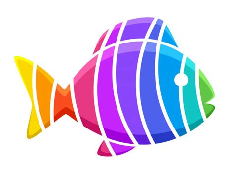 Download Silhouette Of A Rainbow Fish Illustrations, Royalty-Free ...