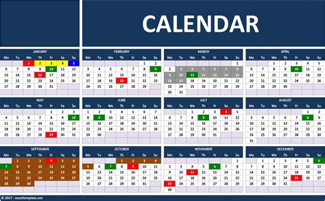 Free Excel 2020 Yearly Calendar Template Contoh Gamba