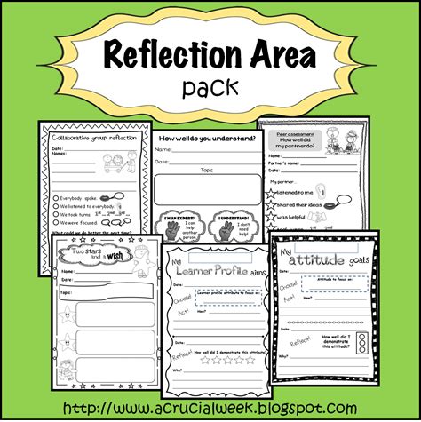 A Crucial Week Reflection Area Resources Self Assessment And Peer