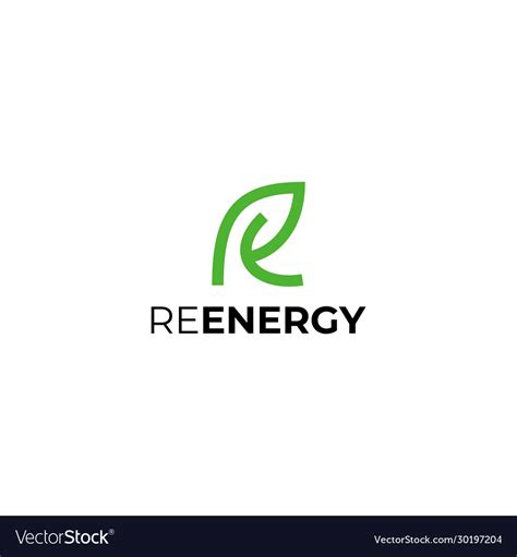 Renewable Energy Logo Royalty Free Vector Image