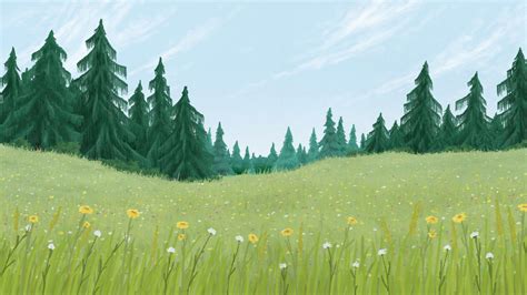 Animation Background Meadow By Nickagneta On Deviantart