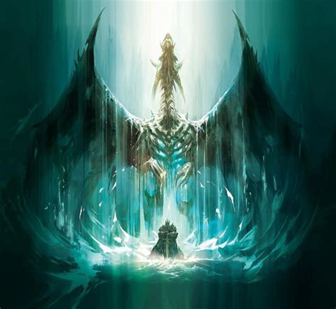 Sindragosa and Arthas by Bernie Kang | World of warcraft, Warcraft, The