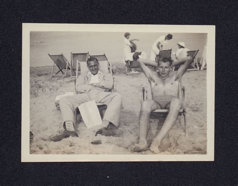 Two Men At Beach · Ibcc Digital Archive