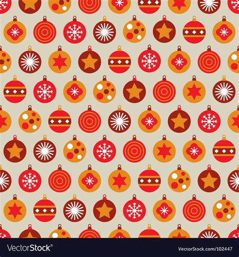 Christmas Bauble Background Royalty Free Vector Image