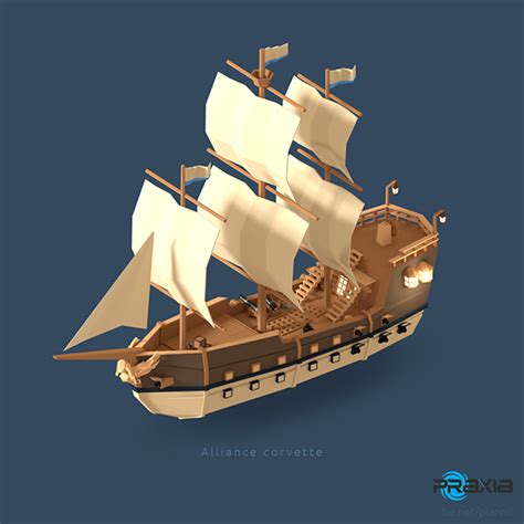 Pirates Of The Polygon Sea Behance