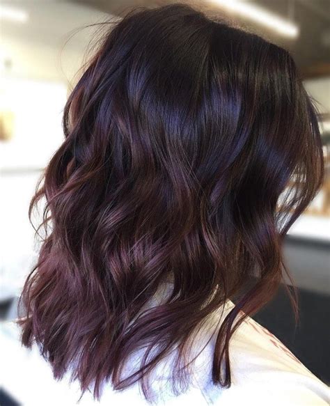 Purplish Red Hair Dye Red Purple Curly Hair Hair Color Plum Dyed