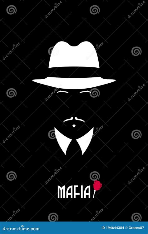 Mafia Logo Vector Illustration Of Man In Hat 213179701