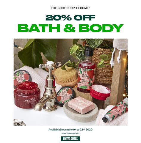 Special Pricing 20 Off Bath And Body The Body Shop Body Shop At