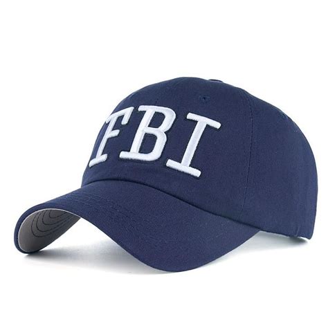 High Quality Fbi Baseball Cap Unisex Fashion Casual Cap Baseball