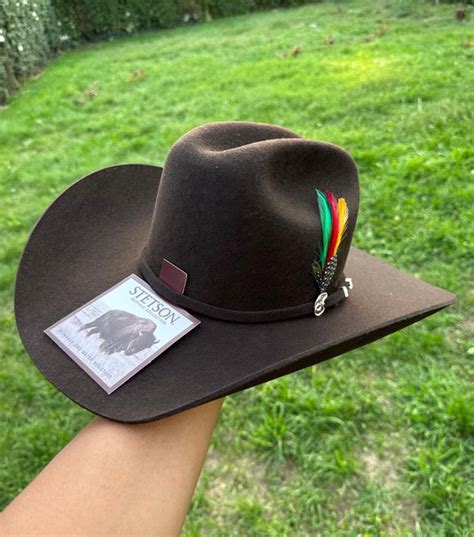 Stetson Mens 4x Corral Chocolate Wool Felt Cowboy Hat