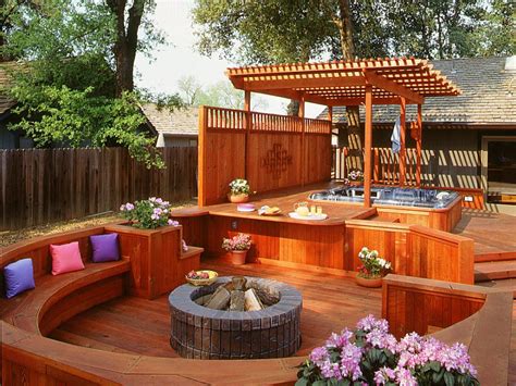 50 Gorgeous Decks And Patios With Hot Tubs Hgtv