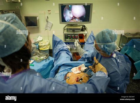 Gynäkologische Chirurgie Stockfotografie Alamy