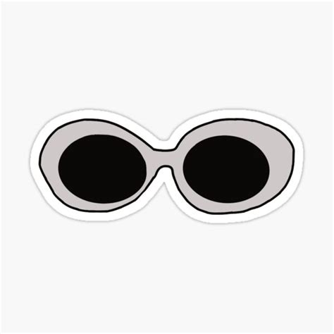 Clout Goggles Sticker By Alliehilf Redbubble