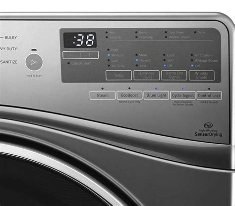 If your tumble dryers door will not close, please check for any obstructions in the door lock. Whirlpool WED92HEFW 27" Electric Dryer with 7.4 cu. ft ...