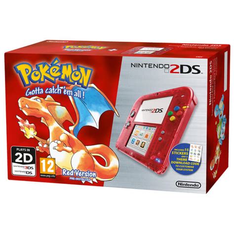 Home games nintendo ds pokemon moon black 2 (updated). Nintendo 2DS Special Edition: Pokémon Red Version ...
