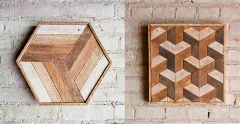 Diy Rustic Geometric Wood Wall Art Rustic Wood Wall Ideas Using Wood