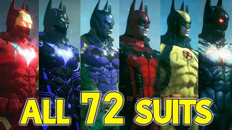 All 72 Batman Suits And Costumes Every Suit And All Dlc Suits Batman