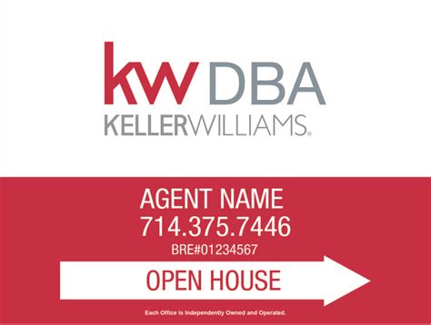Red Open House Sign In Sheet Best Seller Tools For Real Estate Keller Williams Realty Keller