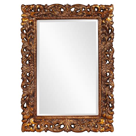 Mirrors └ bathroom accessories └ bath └ home, furniture & diy all categories antiques art baby books, comics & magazines business. Howard Elliott Collection Barcelona Gold Rectangle Mirror ...