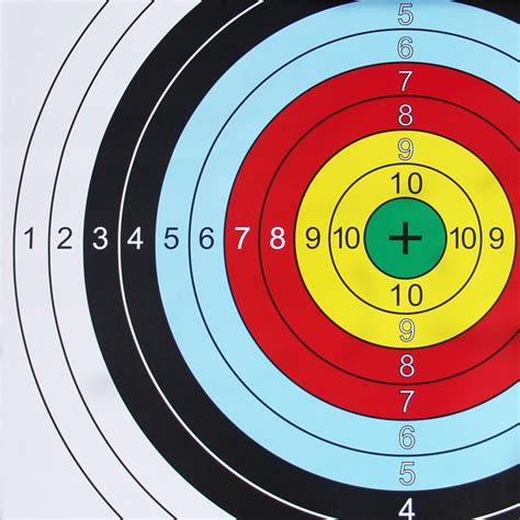 Target Paper 6060cm Shooting Bullseye Archery Target Sheet Paper