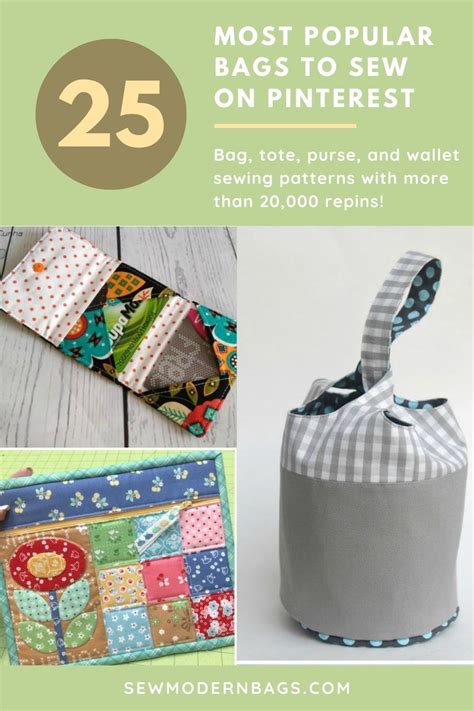 Our Most Popular Bag Sewing Pattern Pins On Pinterest Sew Modern Bags