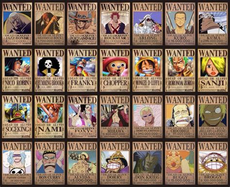 Pirates Bounty One Piece Anime Anime Movies One Piece All Characters