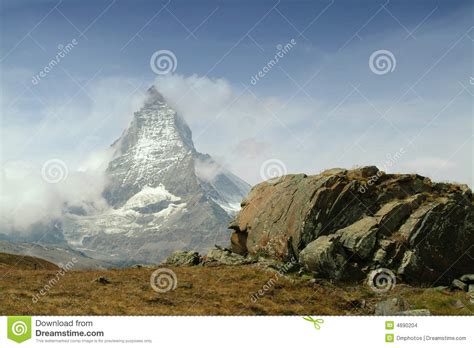 Matterhorn Valais Switzerland Stock Photo Image Of Outdoors Valais