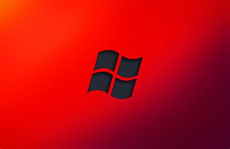 Windows Red Logo Minimal 4k Computer Wallpaper
