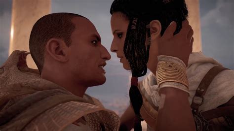 Assassins Creed Origins Romance Scene Youtube