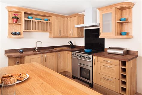 One of the main reasons that people prefer unfinished wood to the other options is the price. Specialist Solid Oak Kitchen Cabinets in Curved, Belfast, Oven & Open - Solid Wood Kitchen Cabinets