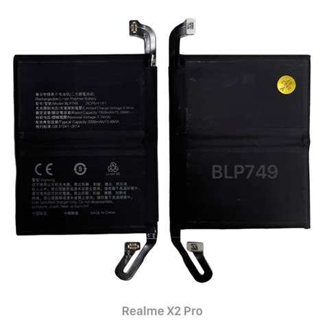 แบตเตอรมอถอ Realme X2 Pro BLP749 Battery LCD Shopee Thailand