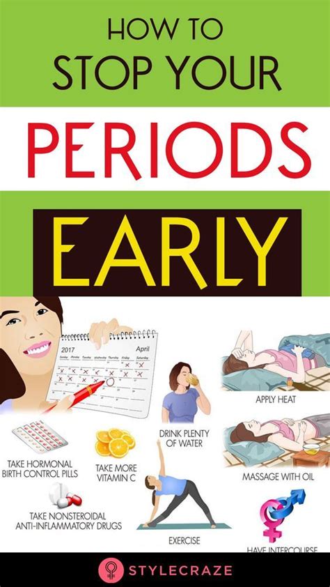 How To Stop Your Period Early How To Stop Period Period Hacks