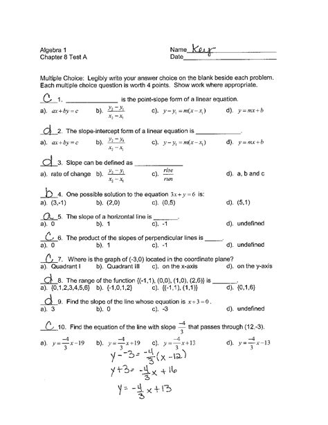 14 Glencoe Algebra 2 2001 Practice Worksheets