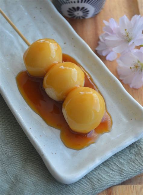 Dango Zoete Japanse Dumplings Op Vier Manieren Recept Dumplings